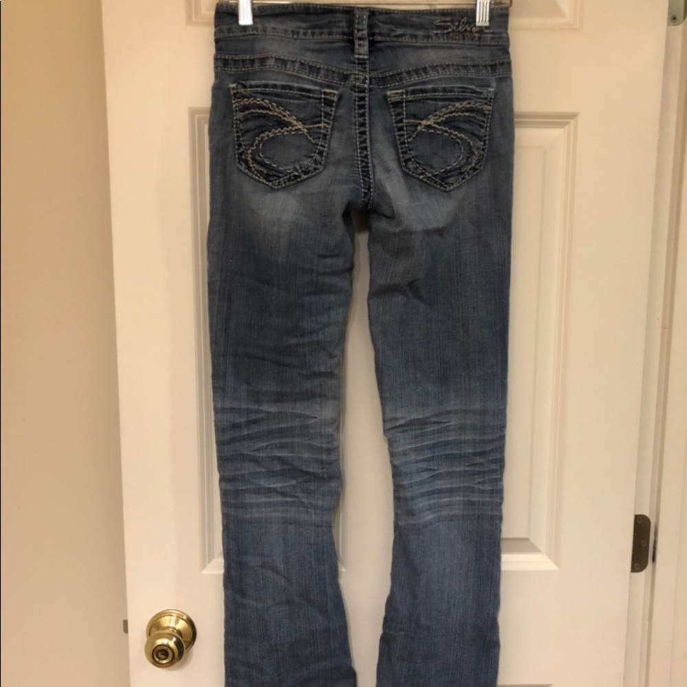 Silver jeans